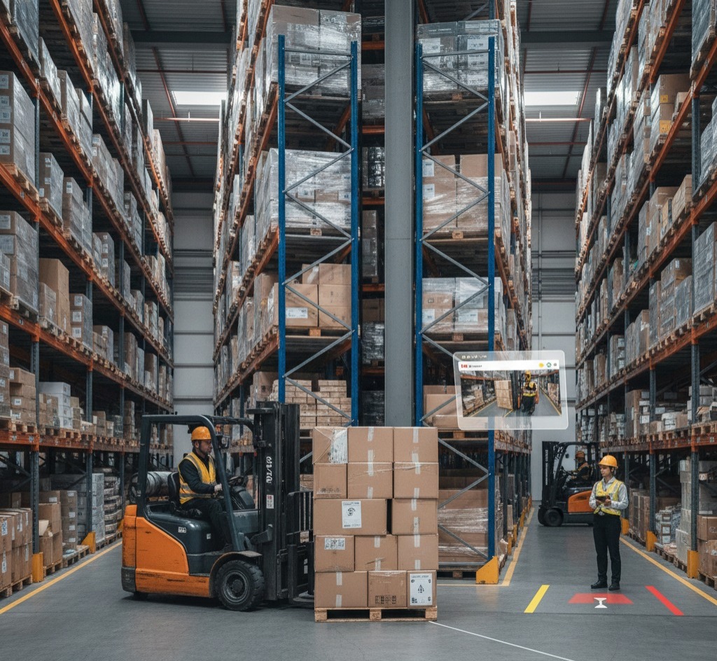 collision sensor for forklift