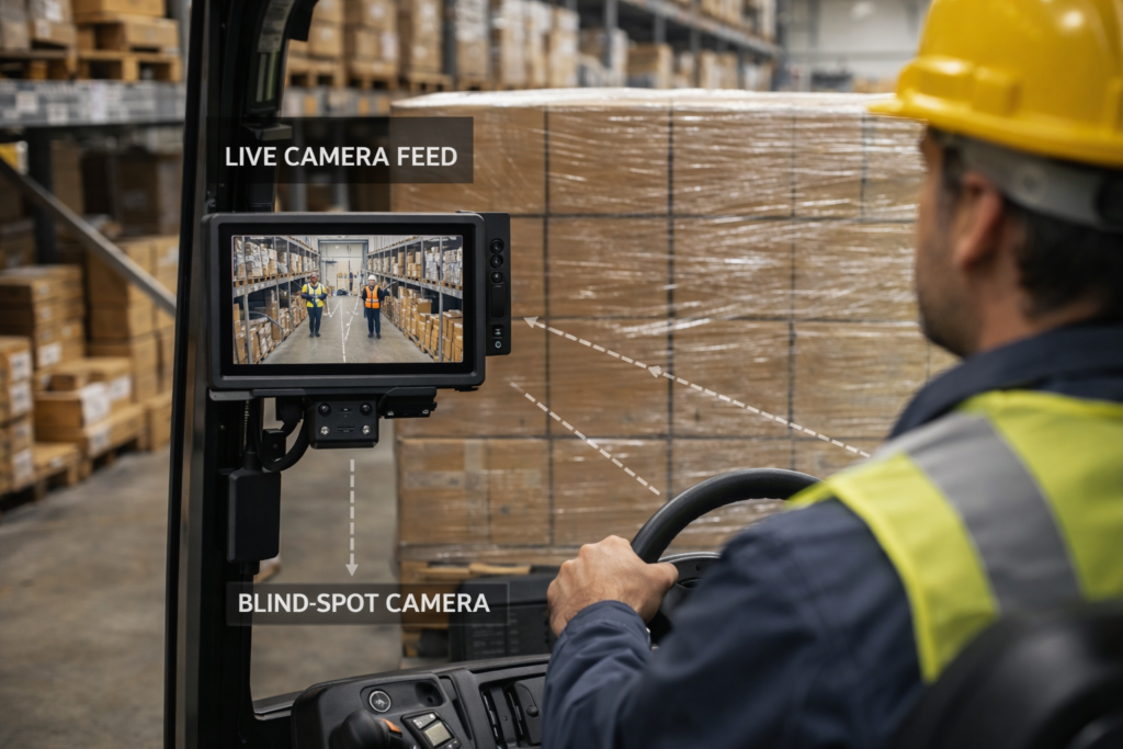 collision sensor for forklift