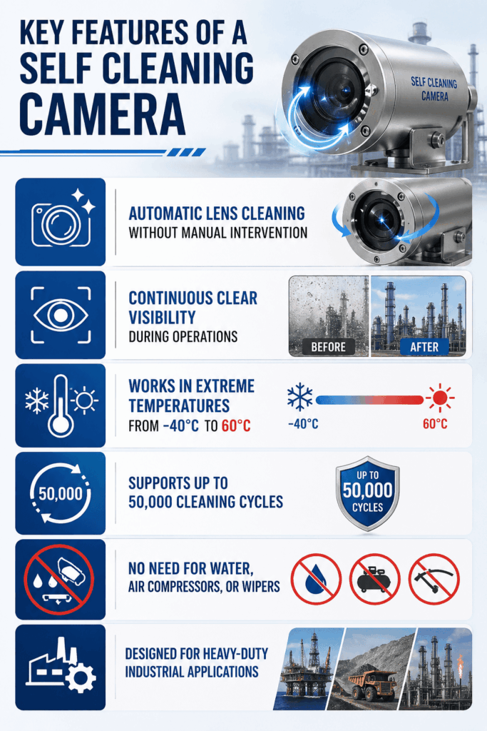Key Features of a Self Cleaning Camera