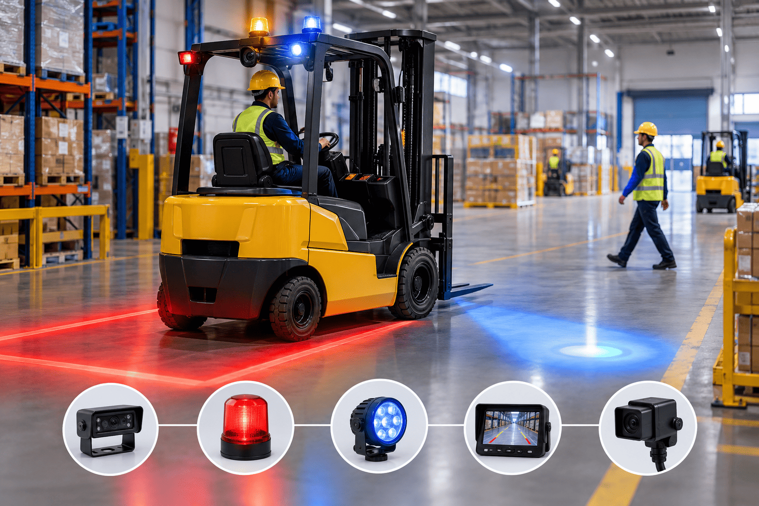 forklift safety lights