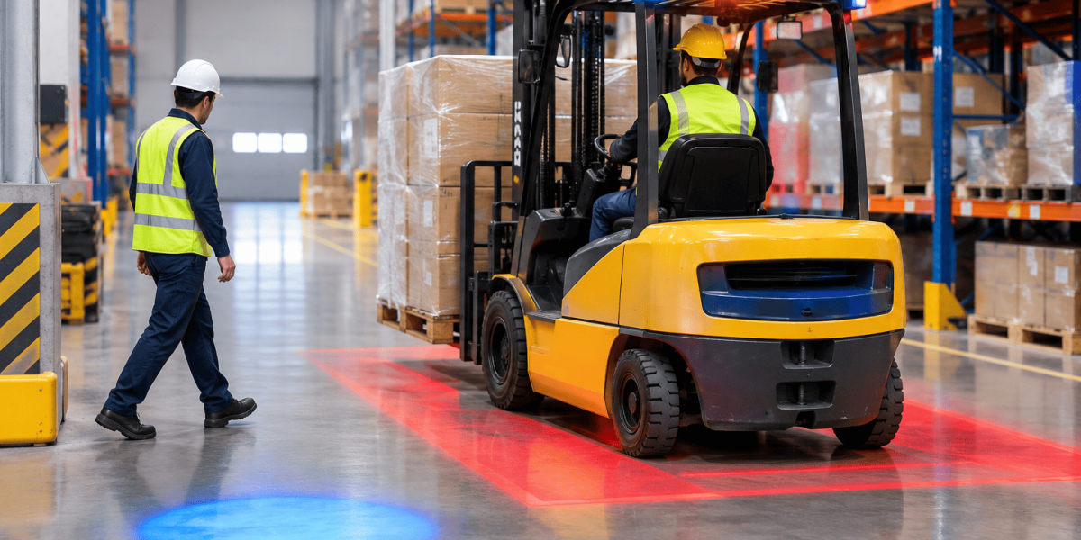 Forklift Safety in warehouse
